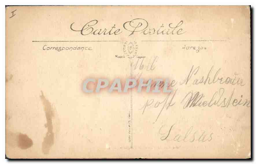 CPA Paris (V) La Rue Soufflot et le Patheon — Rückseite