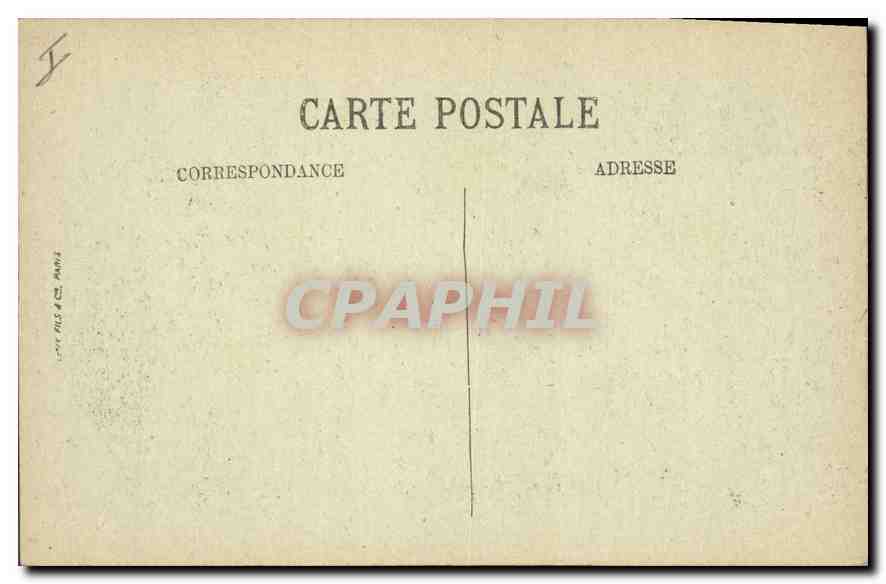 CPA Lyon Le Pont du Palais de Justice — Rückseite