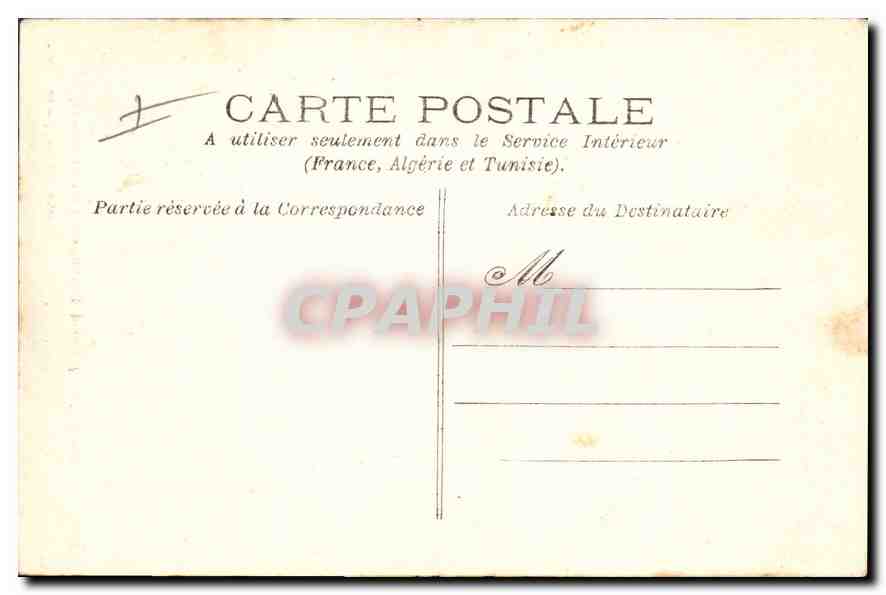 CPA Vichy Nouvel Etablissement Thermal — Rückseite
