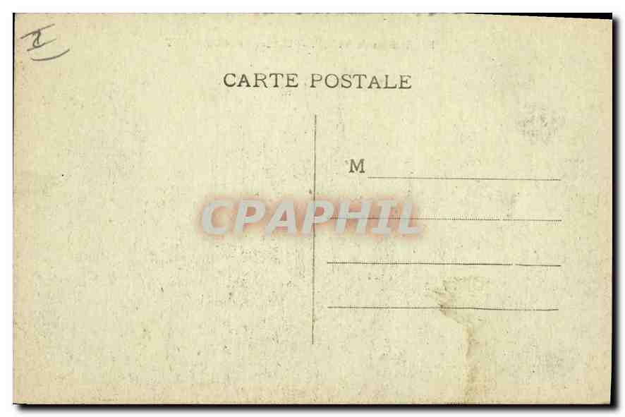 CPA Environs de Vichy Chateau de Maulmont — Rückseite