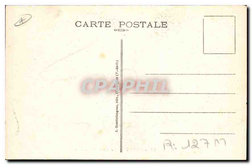 CPA Vichy Le Grand Casino — Rückseite