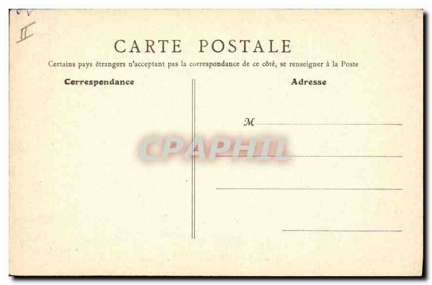 CPA Vichy Le Nouveau Parc Le Lac — Verso