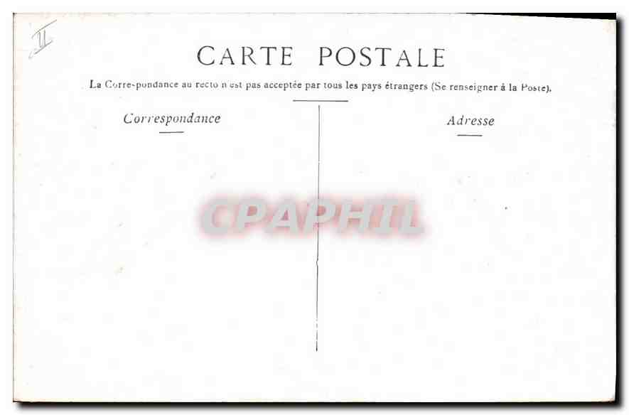 CPA Vichy Place Victor Hugo et Rue de Nimes — Verso