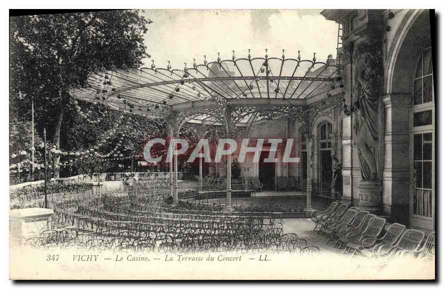 Vichy — Le Casino — La Terrasse du Concert — LL. — n° 347