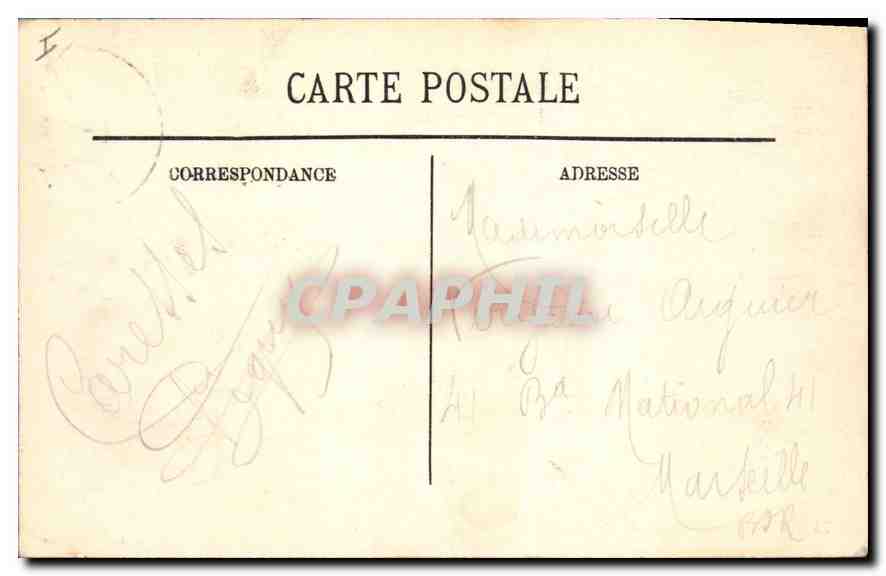 CPA Vichy Un Coin du Casino — Rückseite