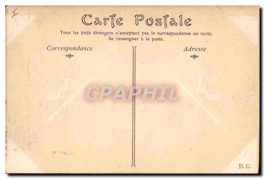 CPA Vichy Le Casino la Salle des Concerts — Rückseite