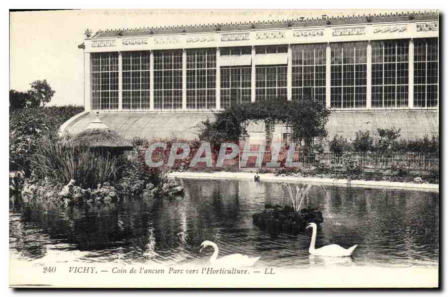 CPA Vichy Coin de l'ancien Parc vers l'Horticulture