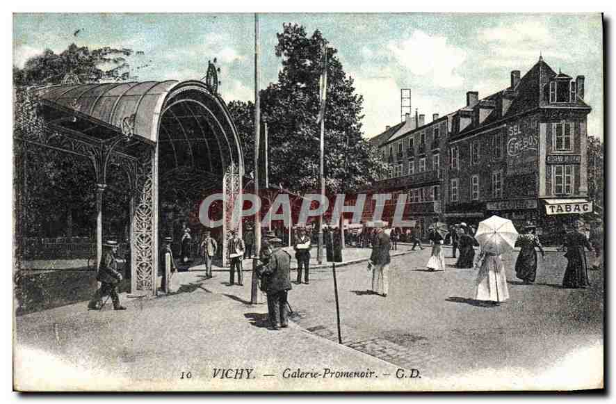 CPA Vichy Galerie Promenoir