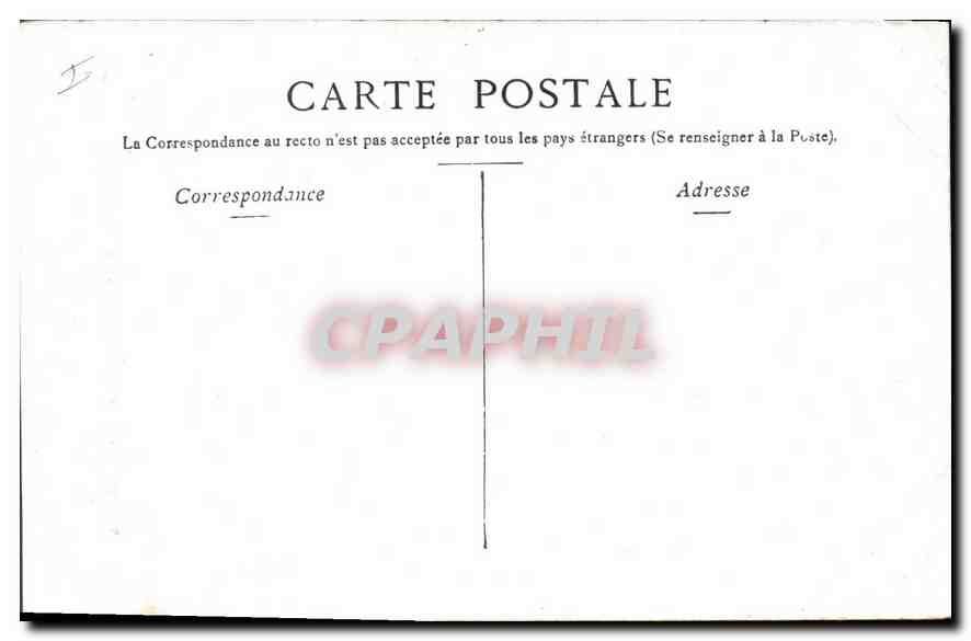 CPA Vichy Rue Porte France et vieille Tour — Rückseite