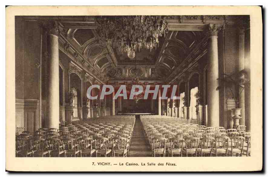 Vichy — Le Casino. La Salle des Fêtes.