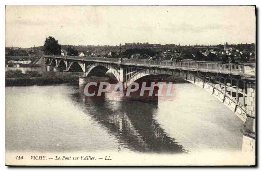 Vichy — Le Pont sur l'Allier — LL. n° 414