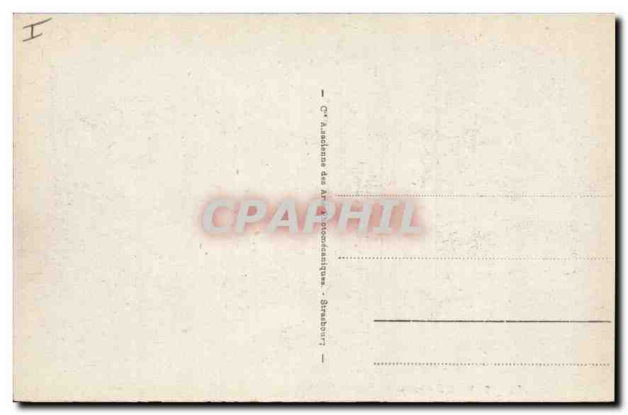 CPA Vichy Salle de Baccarat le Casino — Rückseite