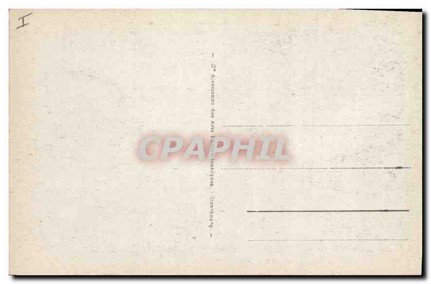 CPA Vichy Un Coin du Parc — Verso