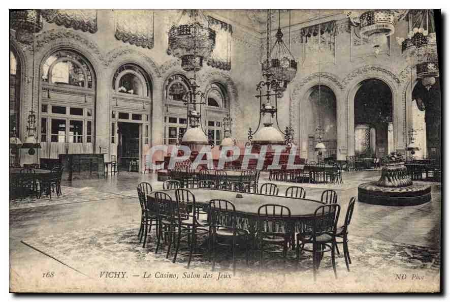CPA Vichy Le Casino Salon des Jeux