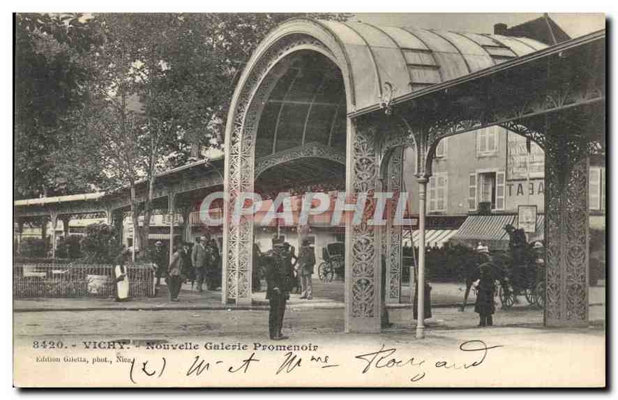 CPA Vichy Nouvelle Galerie Promenoir