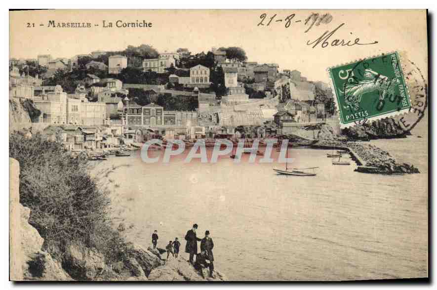 CPA Marseille La Corniche