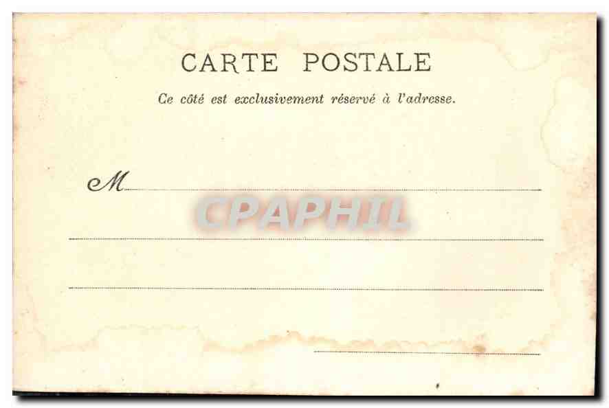 CPA Marseille Baie du Prophete — Rückseite