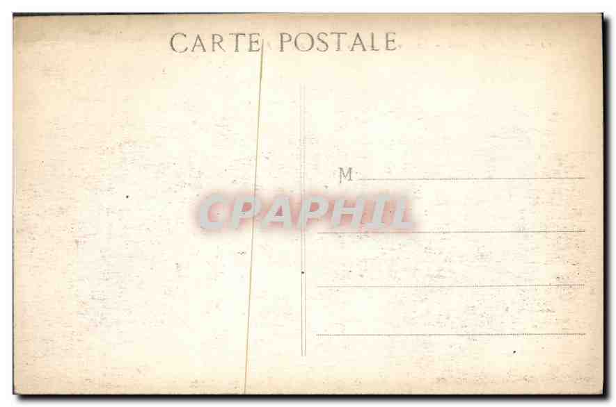 CPA Marseille La Corniche (Le Prophete) — Verso