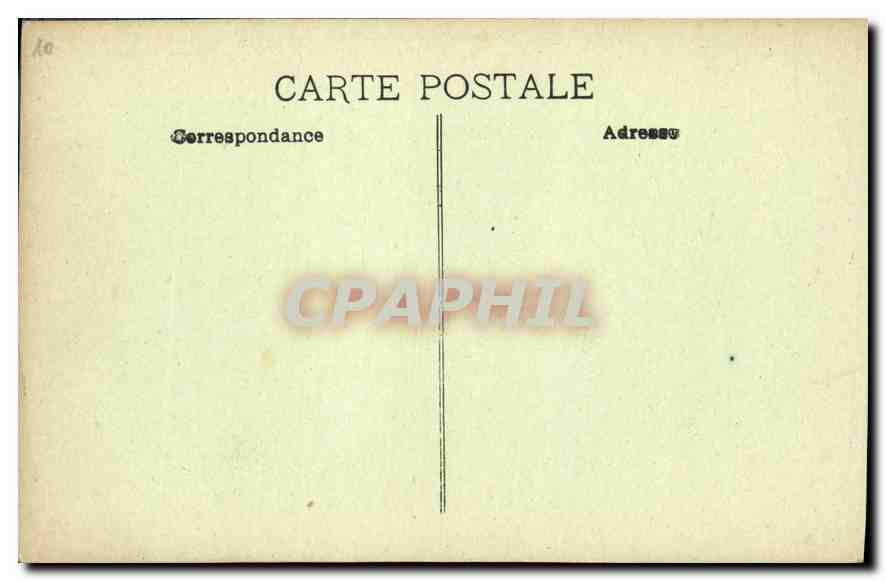 CPA Marseille Entree du Vieux Portel et Pont Transbordeur — Verso