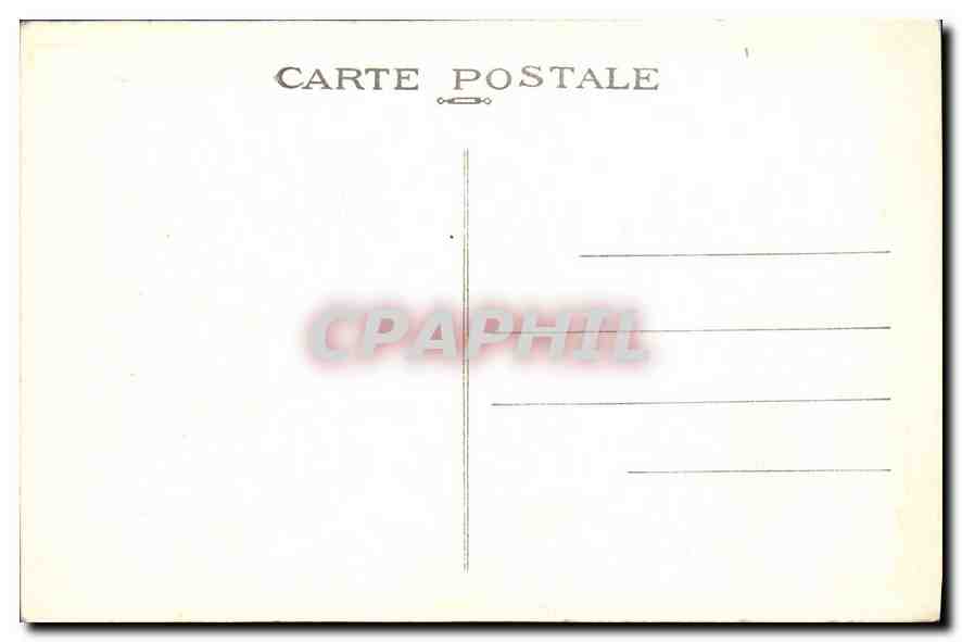 CPA Marseille Le Palais de Longchamp — Verso