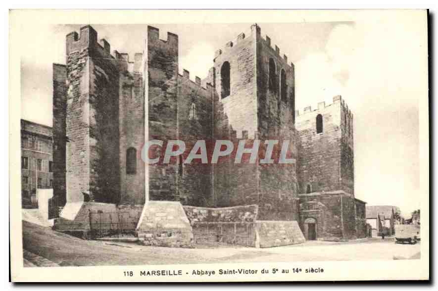 CPA Marseille Abbaye Saint Victor du 5e au 14e siecle