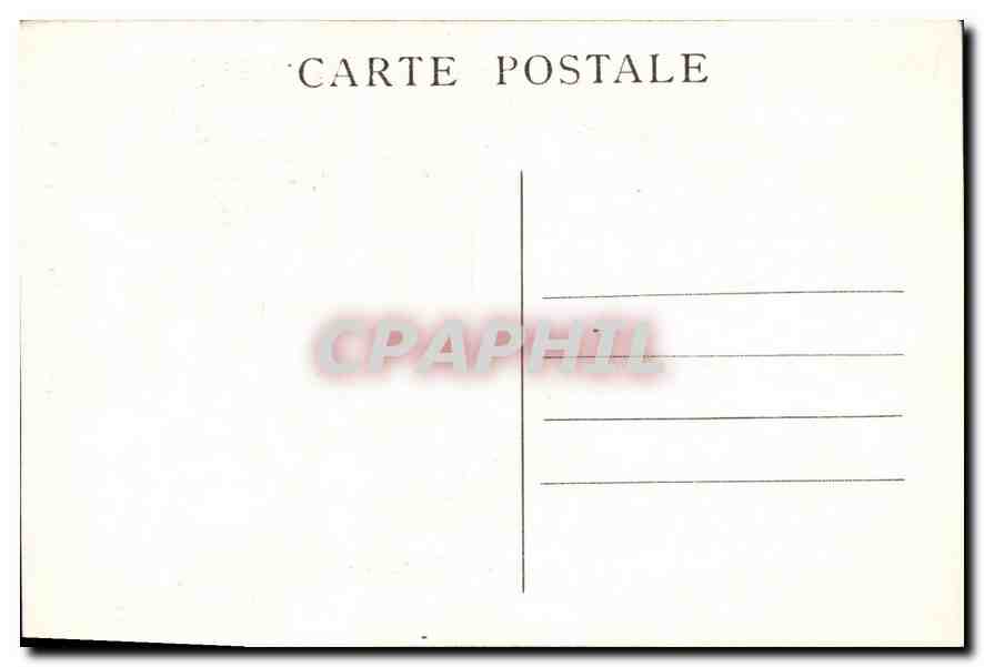 CPA Marseille L'Eglise des Reformes — Rückseite