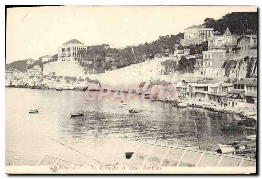 CPA Marseille La Corniche et Hotel Roubion
