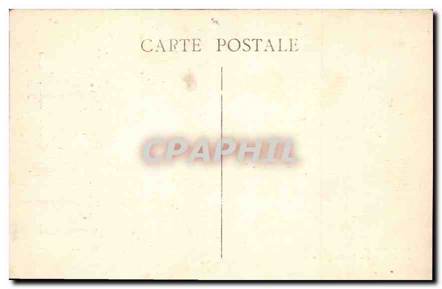 CPA Marseille La Corniche Le Prophete — Verso