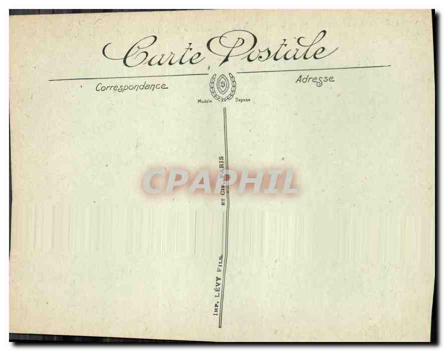 CPA Marseille La Corniche l'Anse du Prophete et le Restaurant Roubion — Verso