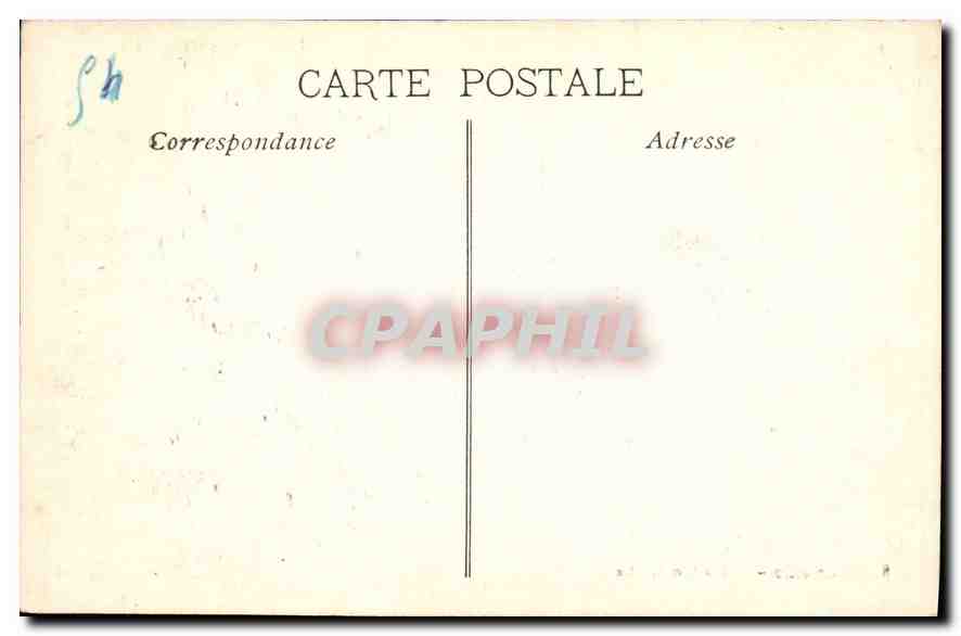 CPA Marseille La Corniche — Verso