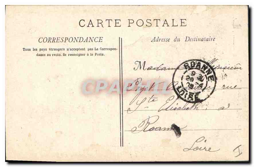 CPA Marseille Eglise St Vincent de Paul (Les Reformes) — Verso