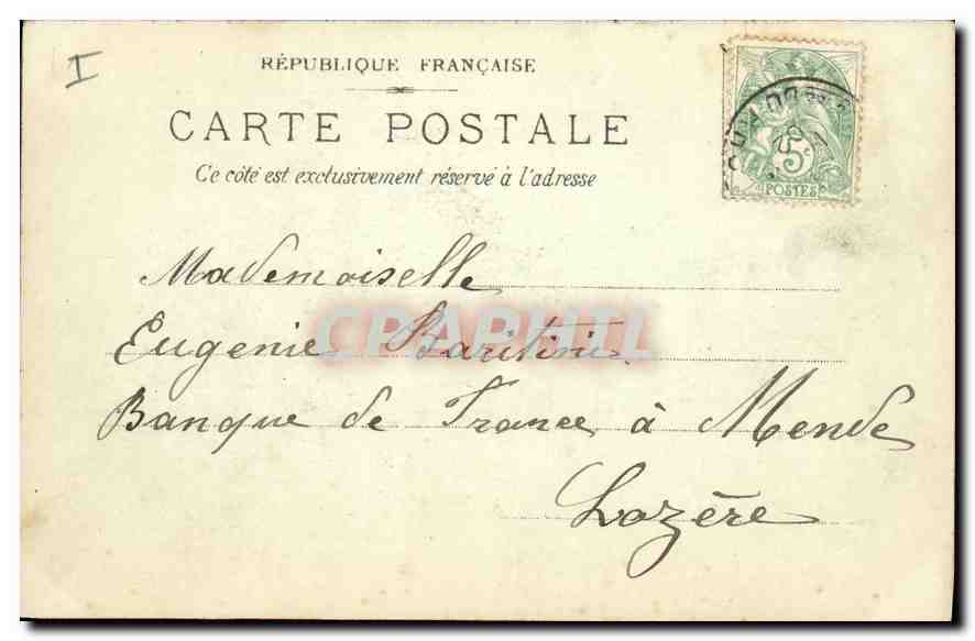 CPA Marseille Eglise St Vincent de Paul (Les Reformes) — Rückseite