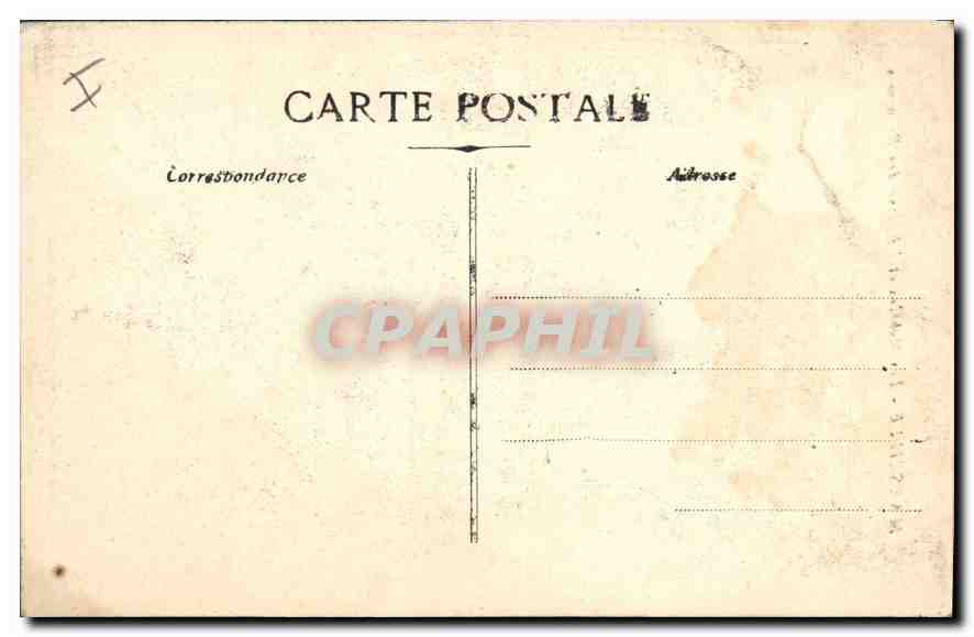 CPA Marseille Les Mobiles et l'Eglise des Reformes — Rückseite