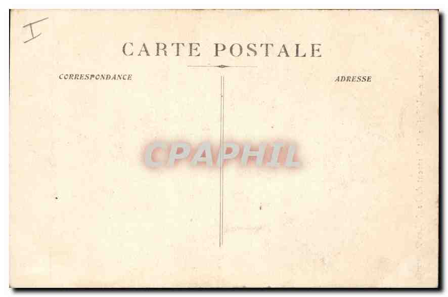 CPA Marseille Eglise St Vincent de Paul (Les Reformes) — Verso