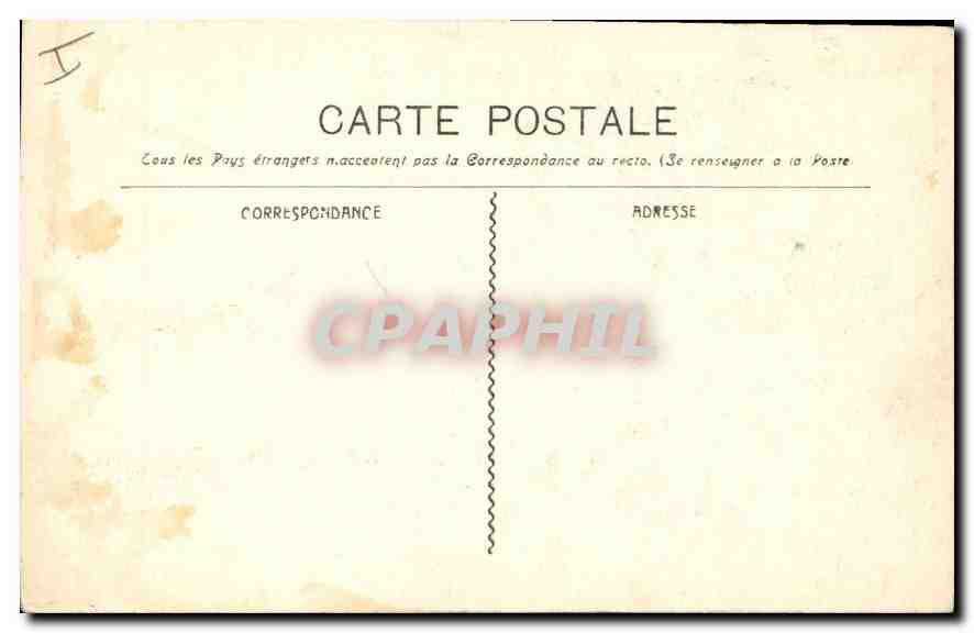CPA Marseille Eglise St Vincent de Paul (Les Reformes) — Verso