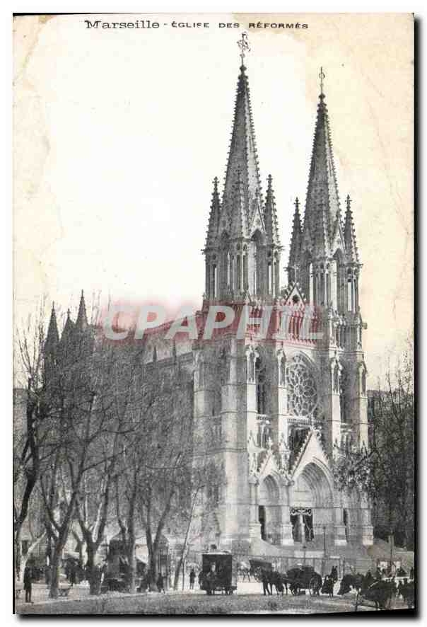 CPA Marseille Eglise des Reformes