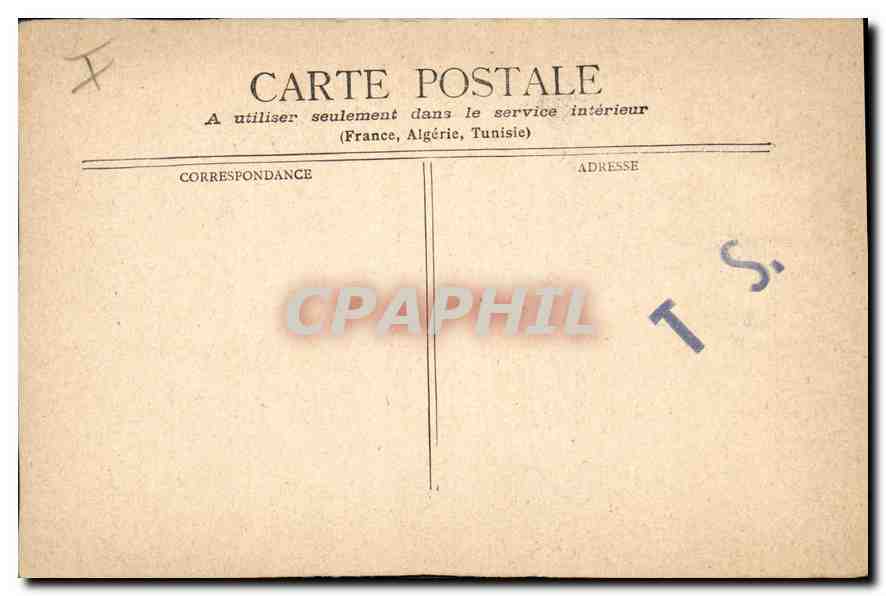 CPA Marseille Eglise des Reformes — Rückseite