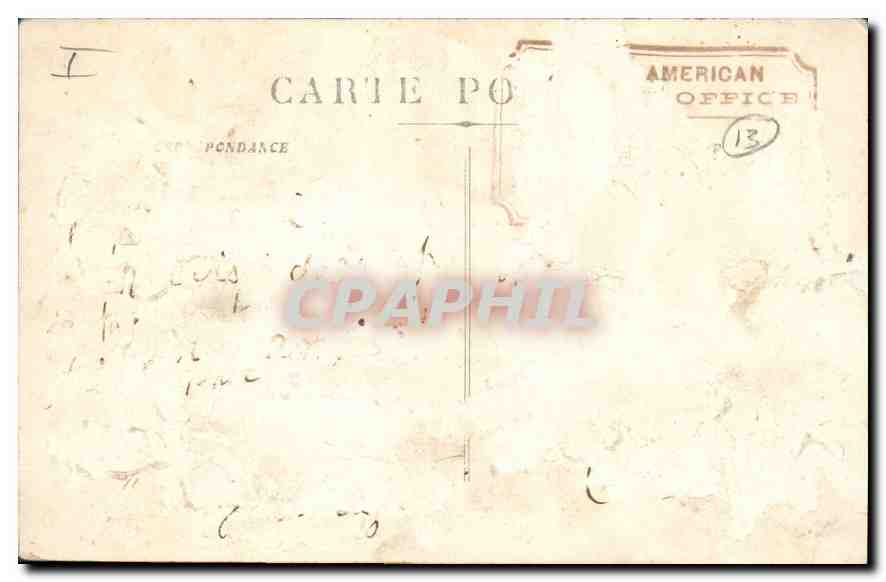 CPA Marseille Cours du Chapitre et les Reformes — Verso