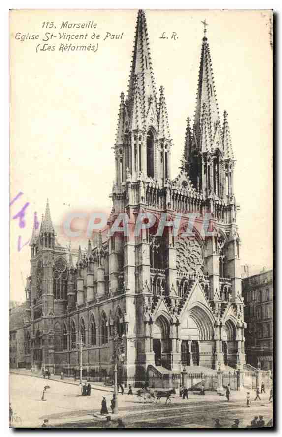 Marseille — Église Saint-Vincent-de-Paul (Les Réformés) — L.R. n°115
