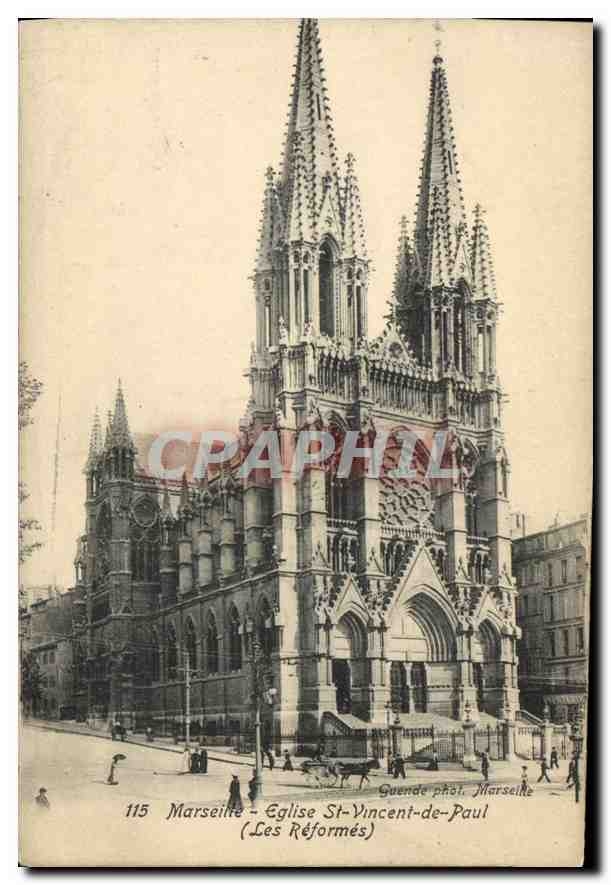 Marseille - Église St-Vincent-de-Paul (Les Réformés) — Guende phot. Marseille, n° 115
