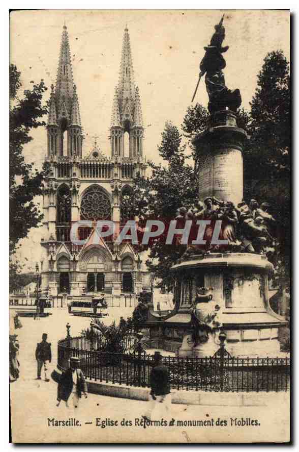 CPA Marseille Eglise St Vincent de Paul (Les Reformes)