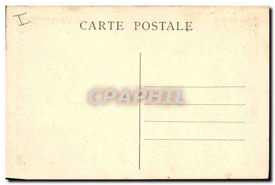 CPA Marseille Eglise des Reformes — Verso
