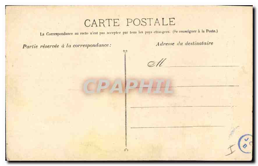 CPA Marseille Eglise des reformes et monument des mobiles — Rückseite
