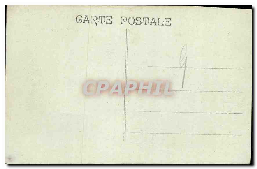 CPA Marseille Exposition Coloniale 1922 Palais de l'Indo Chine Temple d'Angkor Vat Avion Aviation — Rückseite