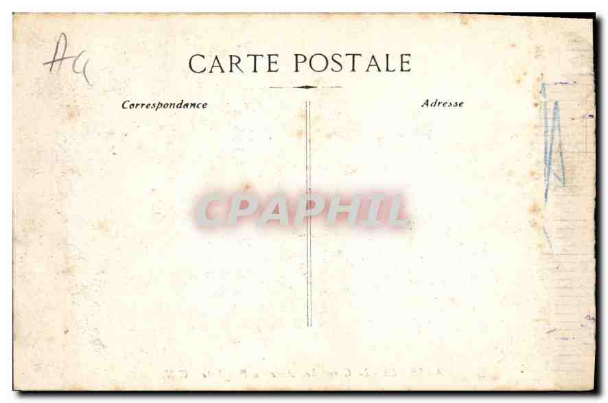 CPA Marseille La Corniche Anse du Prophete — Verso