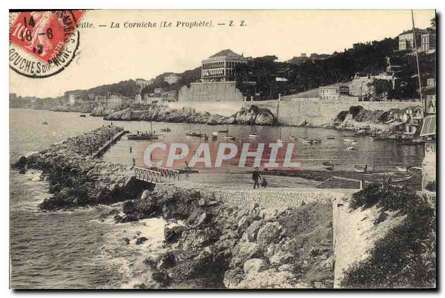 CPA Marseille La Corniche (Le Prophete)