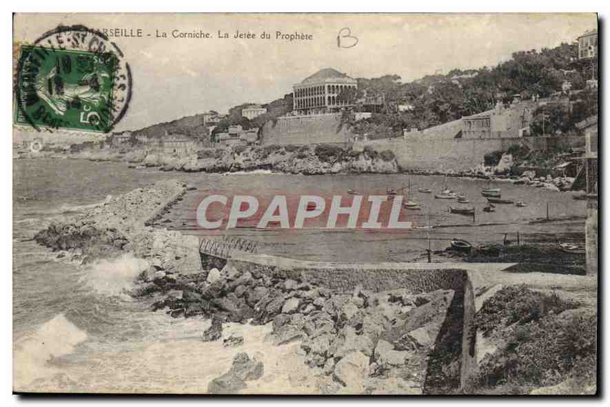 CPA Marseille La Corniche La Jetee du Prophete
