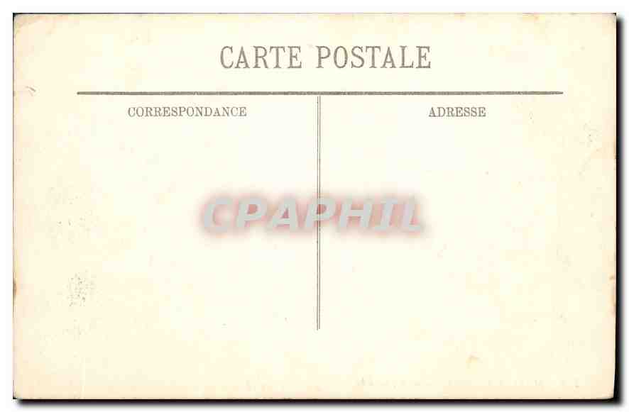 CPA Marseille La Corniche — Verso