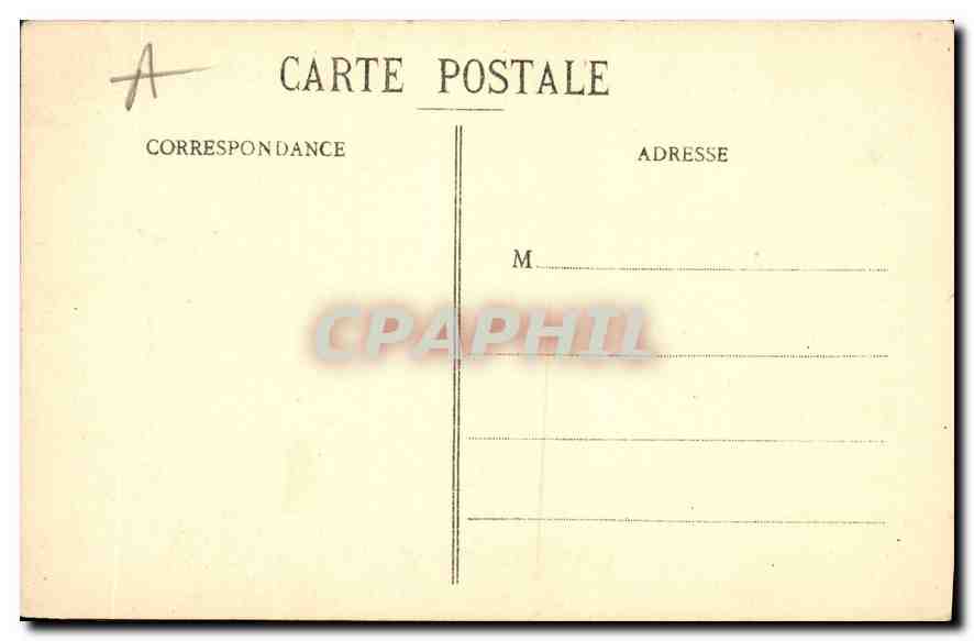 CPA Marseille La Corniche Anse du Prophete — Verso