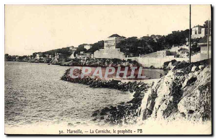 CPA Marseille La Corniche le Prophete